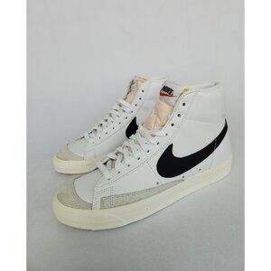 * 10 WOMEN'S BLAZER MID 77 VINTAGE WHITE BLACK BQ6806-100 SNEAKERS SPORTSWEAR